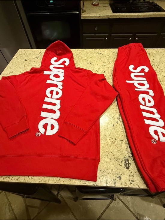 Supreme Other - Supreme Satin Applique Hoodie and Sweatpants